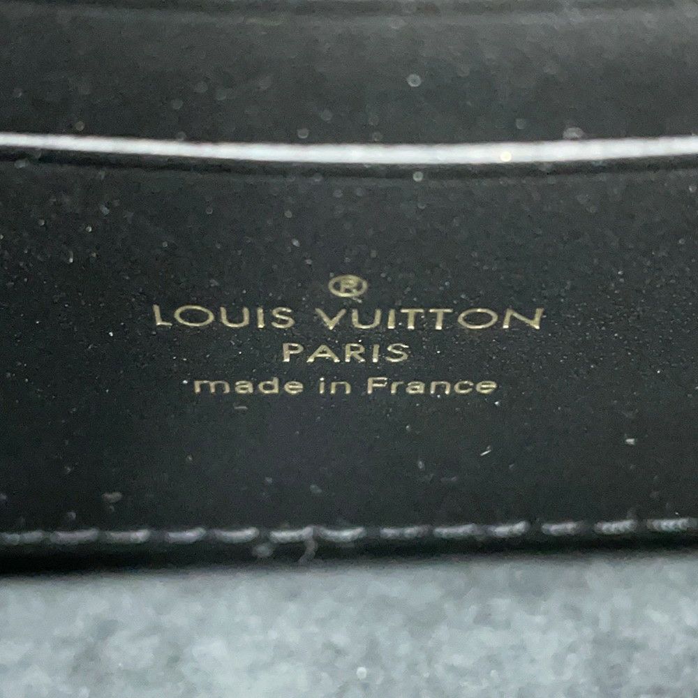 ルイヴィトン チェーンウォレット モノグラム・リバース ポルトフォイユ・ドーフィーヌ M68746 財布 黒 ブラック