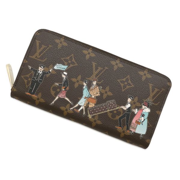 ルイヴィトン 長財布 モノグラム・イリュストレ ジッピー・ウォレット M60291 LOUIS VUITTON 財布