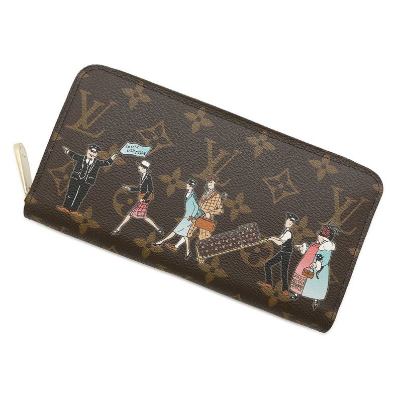 ルイヴィトン 長財布 モノグラム・イリュストレ ジッピー・ウォレット M60291 LOUIS VUITTON 財布