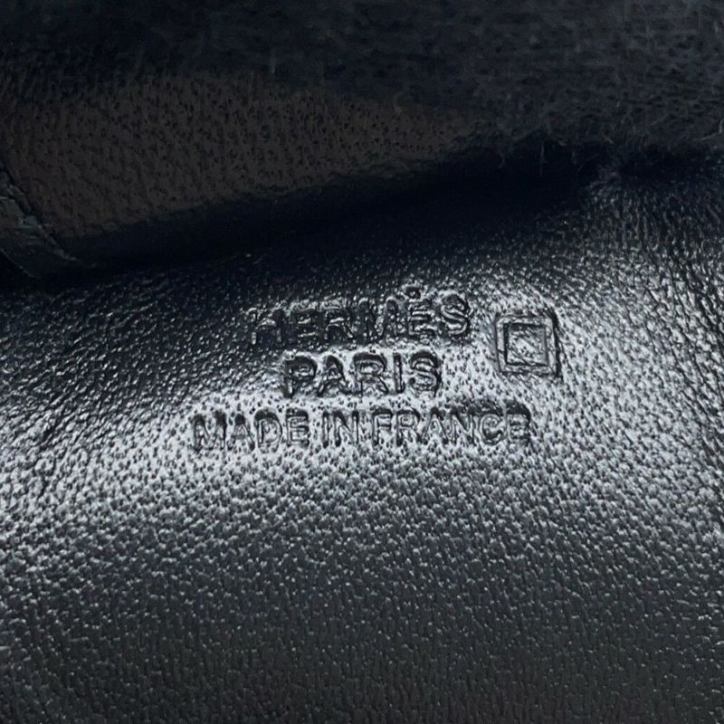 エルメス バッグチャーム ロデオMM タッチ ブラック ラムスキン/アリゲーターマット Z刻印 HERMES 黒 ソーブラック