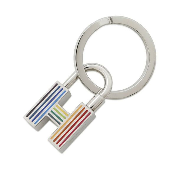 【新品未使用】HERMES カデナ クイズ レインボー キーリング エルメス キーホルダー クイズ・レインボー カデナ HERMES 安心
