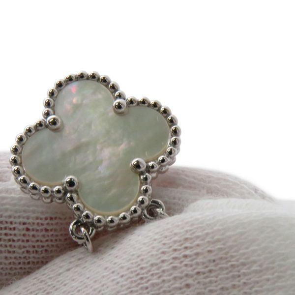 ヴァンクリーフ&アーペル ネックレス ヴィンテージアルハンブラ K18WG マザーオブパール VCARF48700 ペンダント