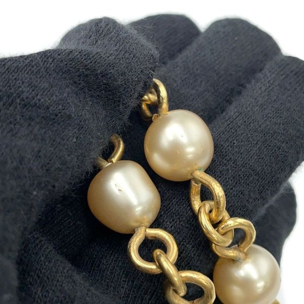 シャネル ロングネックレス ヴィンテージ ココマーク フェイクパール 94 A CHANEL