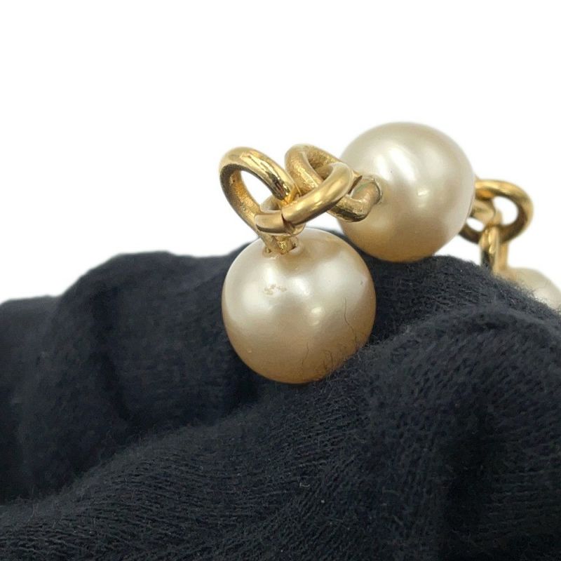 シャネル ロングネックレス ヴィンテージ ココマーク フェイクパール 94 A CHANEL