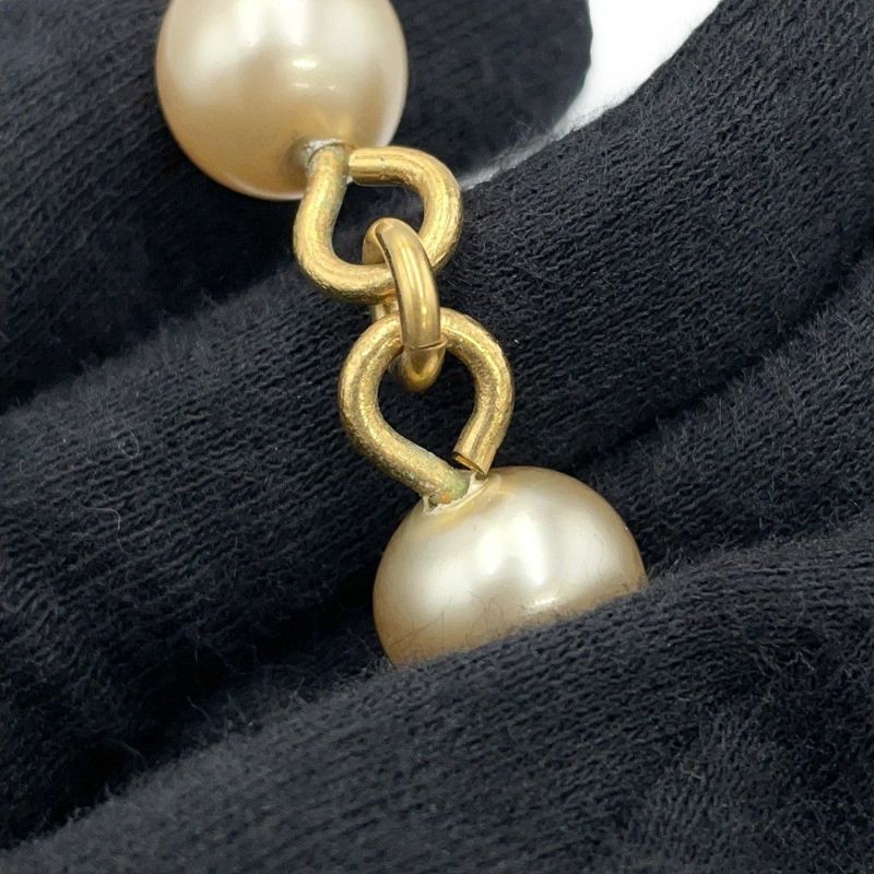 シャネル ロングネックレス ヴィンテージ ココマーク フェイクパール 94 A CHANEL