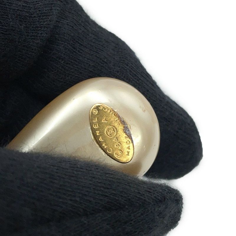 シャネル ロングネックレス ヴィンテージ ココマーク フェイクパール 94 A CHANEL