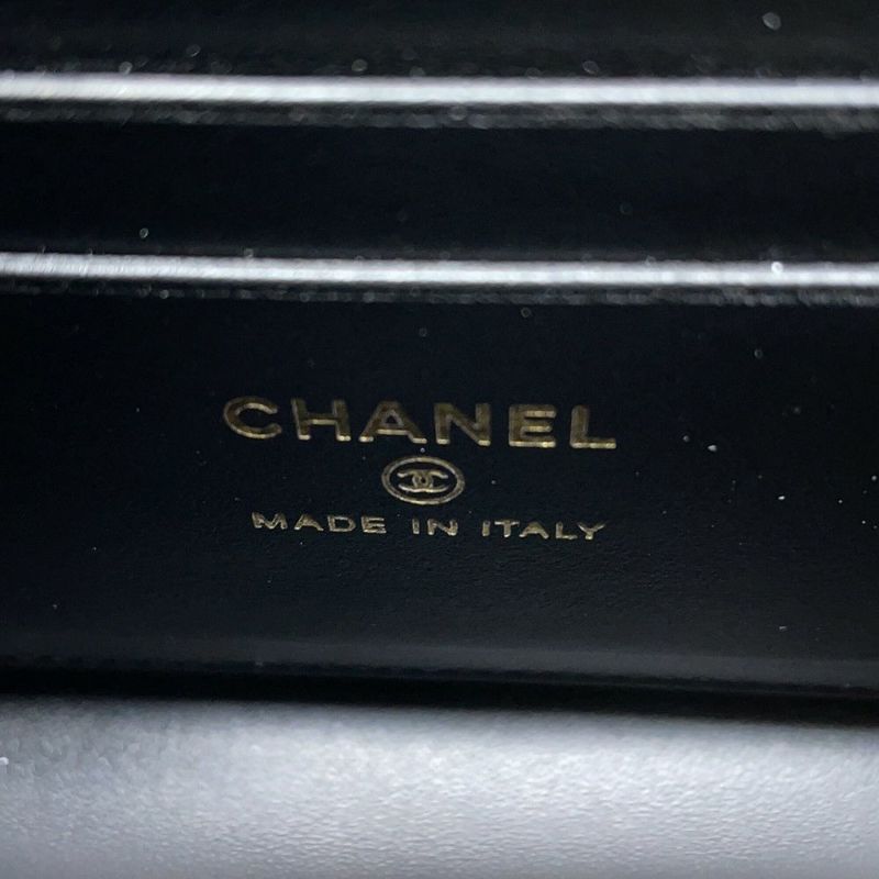 シャネル ハンドバッグ マトラッセ ココハンドル ミニミニ キャビアスキン AP4244 2wayチェーンショルダーバッグ 黒