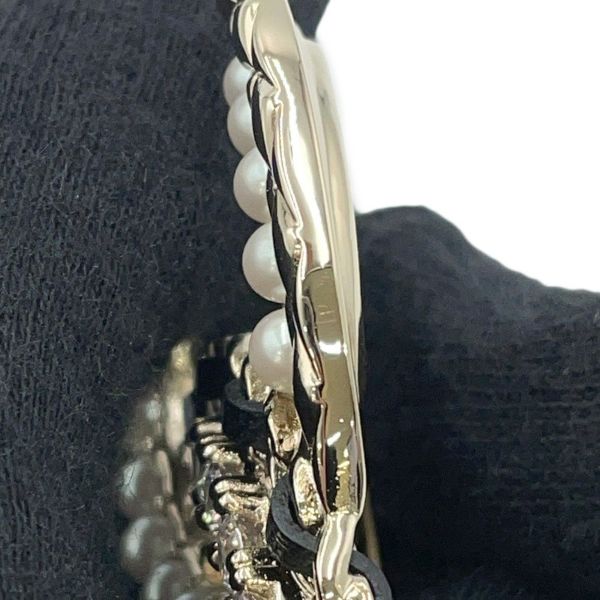 シャネル ブローチ ココマーク チェーンモチーフ フェイクパール ラインストーン B22 B AB8609 CHANEL アクセサリー