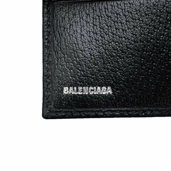 バレンシアガ 二つ折り財布 グッチコラボ ザ ハッカー プロジェクト 680430 BALENCIAGA GUCCI 財布 黒
