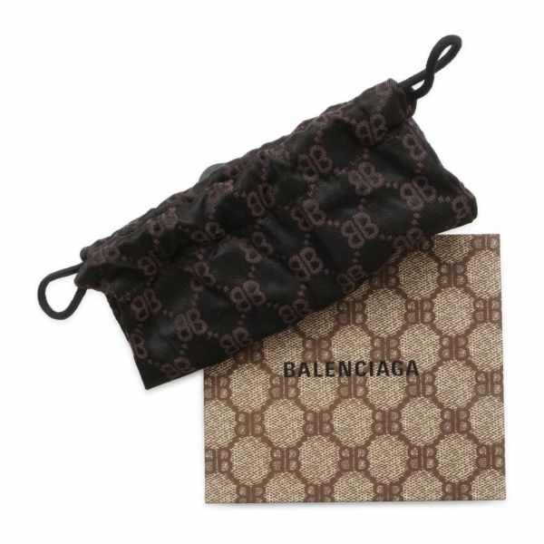 バレンシアガ 二つ折り財布 グッチコラボ ザ ハッカー プロジェクト 680430 BALENCIAGA GUCCI 財布 黒