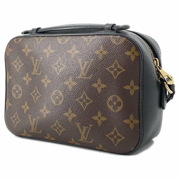 ルイヴィトン ショルダーバッグ モノグラム サントンジュ M43555 LOUIS VUITTON タッセル 黒 ブラック