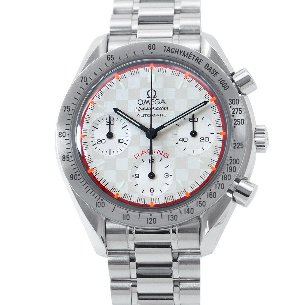 オメガ スピードマスター レーシング ミハエル・シューマッハ 限定4000本 3517.30 OMEGA 腕時計 黒文字盤