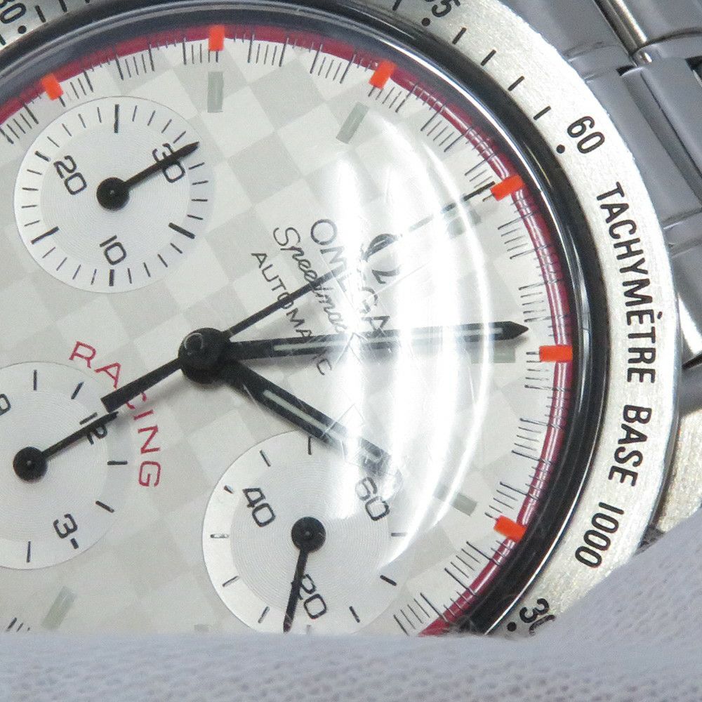 オメガ スピードマスター レーシング ミハエル・シューマッハ 限定4000本 3517.30 OMEGA 腕時計 黒文字盤
