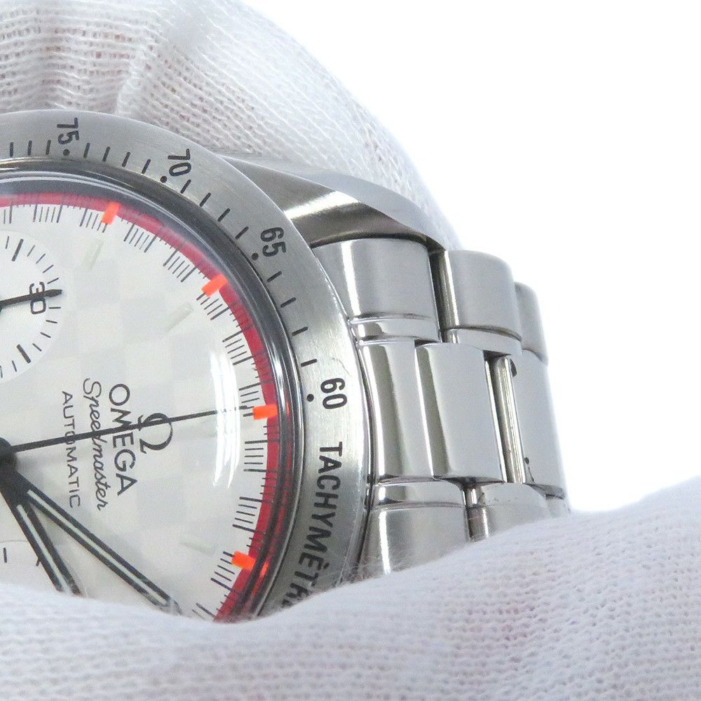 オメガ スピードマスター レーシング ミハエル・シューマッハ 限定4000本 3517.30 OMEGA 腕時計 黒文字盤