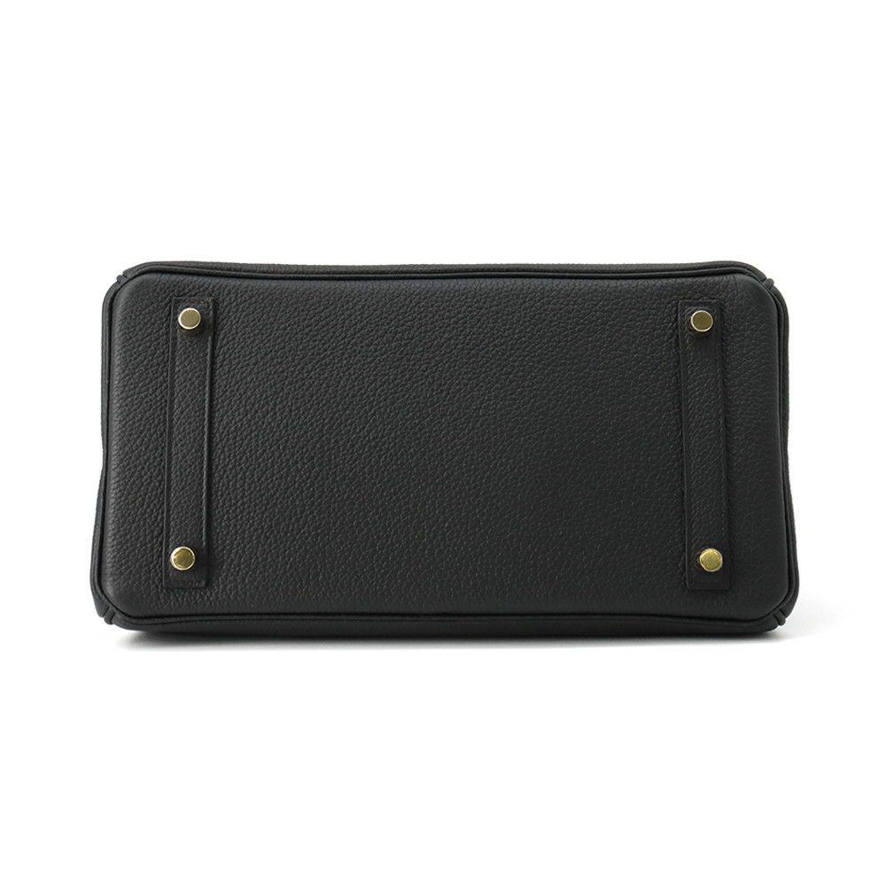 エルメス バーキン30 ブラック/マットゴールド金具 トゴ K刻印 HERMES Birkin ハンドバッグ 黒