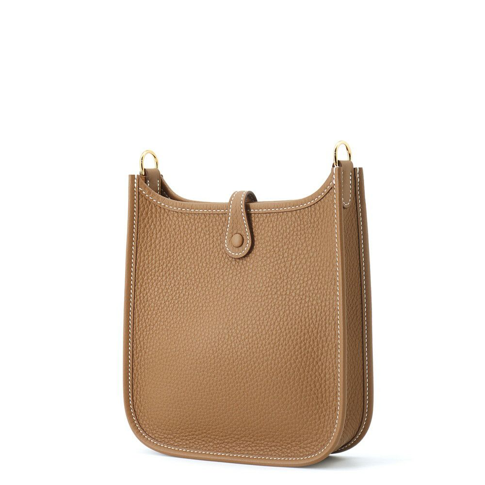 エルメス ショルダーバッグ エブリンTPM アマゾン 111cm ゴールド/ゴールド金具 トリヨンクレマンス K刻印 HERMES Evelyne
