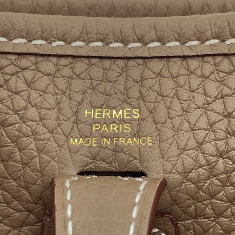 エルメス ショルダーバッグ エブリン アマゾン TPM 111cm エトゥープ/ブルーインディゴ/ゴールド金具 トリヨンクレマンス K刻印