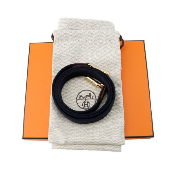 エルメス ショルダーバッグ エブリン アマゾン TPM 111cm エトゥープ/ブルーインディゴ/ゴールド金具 トリヨンクレマンス K刻印