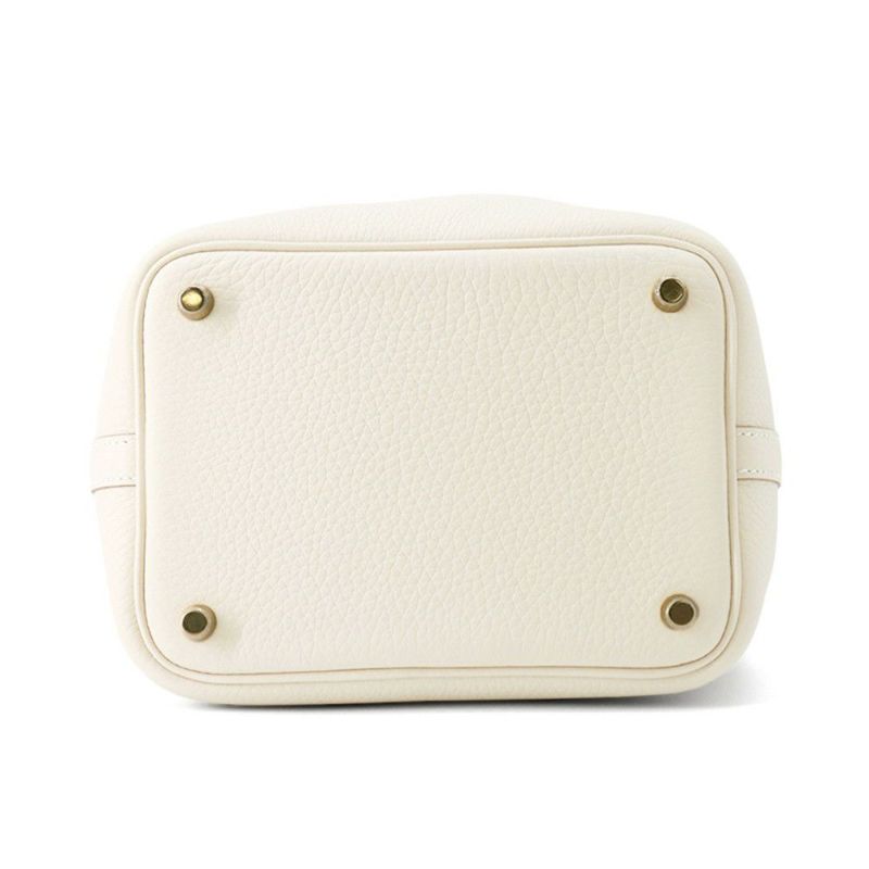 エルメス ハンドバッグ ピコタンロックPM クレ/ゴールド金具 トリヨンクレマンス K刻印 HERMES トートバッグ