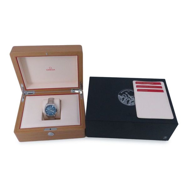 オメガ シーマスター アクアテラ 150M 220.10.41.21.03.005 OMEGA 腕時計 ブルー文字盤