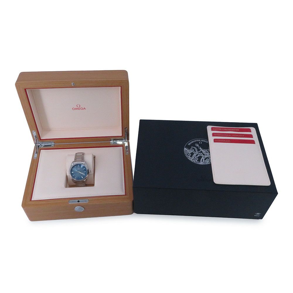 オメガ シーマスター アクアテラ 150M 220.10.41.21.03.005 OMEGA 腕時計 ブルー文字盤