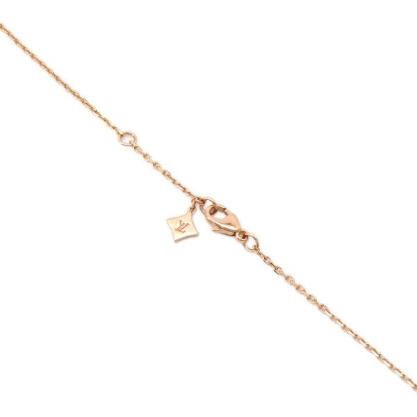ルイヴィトン ネックレス ペンダント スター ブロッサム ダイヤモンド 24P 計約0.20ct K18PG Q93710 LOUIS VUITTON