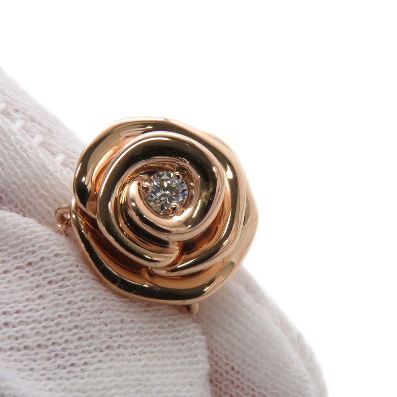 クリスチャン・ディオール ネックレス ローズ ディオール クチュール ラージ ダイヤモンド 約0.07ct K18PG JRCO95004 ペンダント