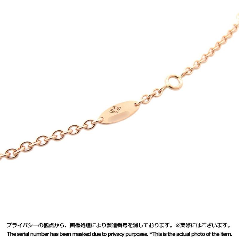 クリスチャン・ディオール ネックレス ローズ ディオール クチュール ラージ ダイヤモンド 約0.07ct K18PG JRCO95004 ペンダント