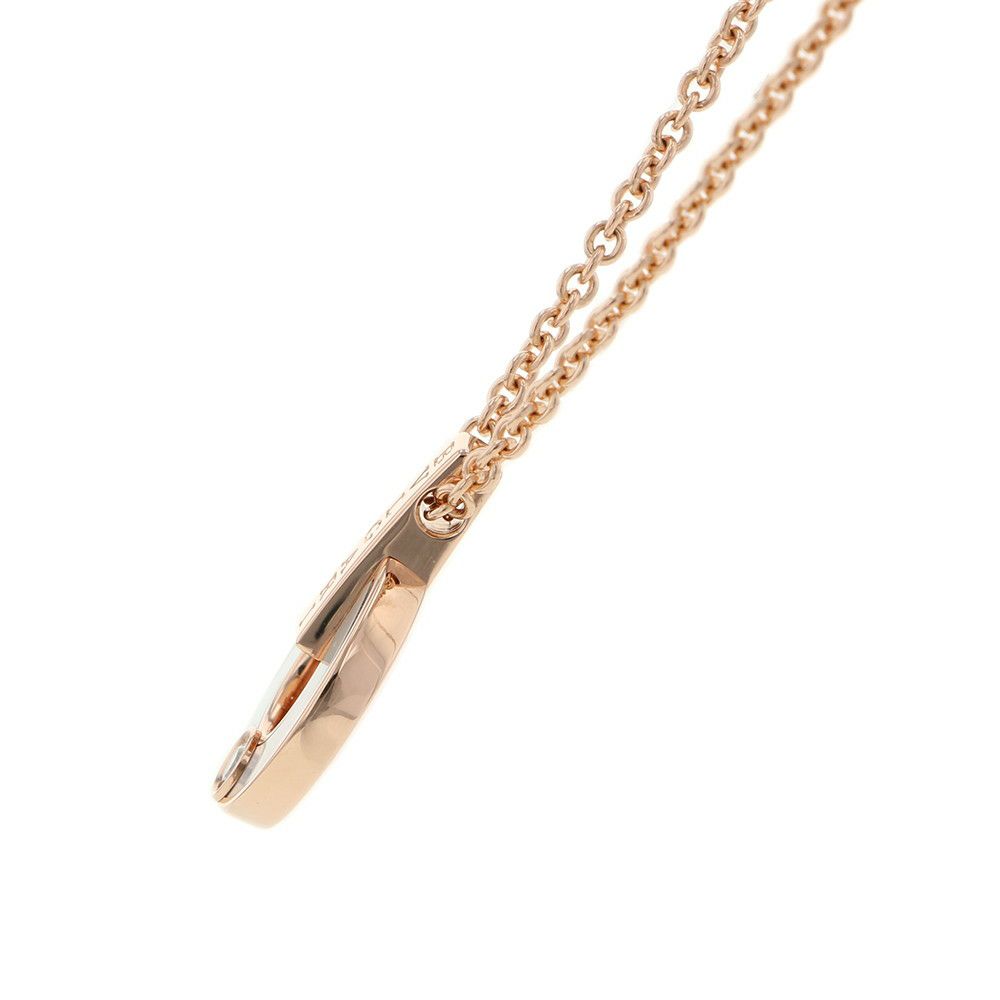 ブルガリ ネックレス ブルガリ・ブルガリ オープンワーク マザーオブパール ダイヤモンド 0.06ct K18PG 357546 BVLGARI