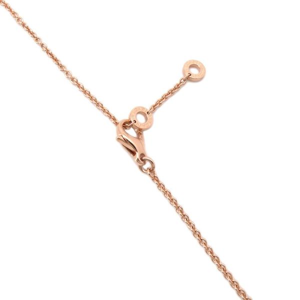 ブルガリ ネックレス ブルガリ・ブルガリ オープンワーク マザーオブパール ダイヤモンド 0.06ct K18PG 357546 BVLGARI