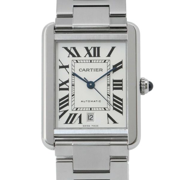 カルティエ タンク ソロ XL W5200028 Cartier 腕時計 シルバー文字盤