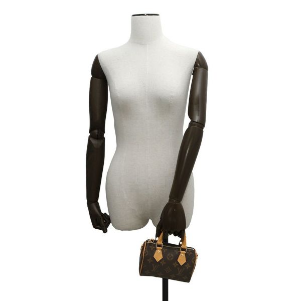 ルイヴィトン ハンドバッグ モノグラム ナノ・スピーディ M81085 LOUIS VUITTON 2wayショルダーバッグ