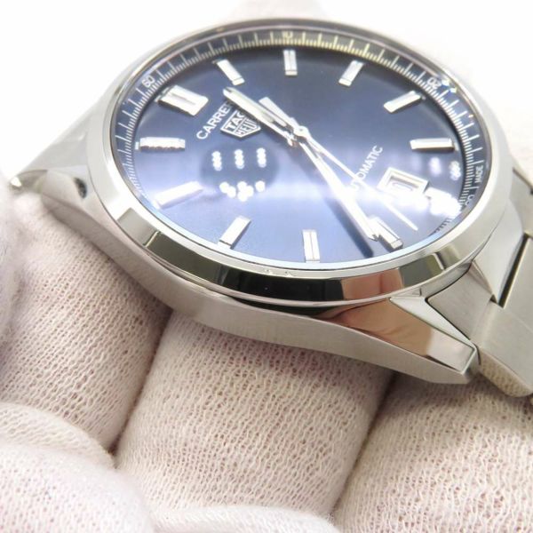 タグホイヤー カレラ キャリバー5 デイト WBN2112.BA0639 TAG Heuer 腕時計 ブルー文字盤