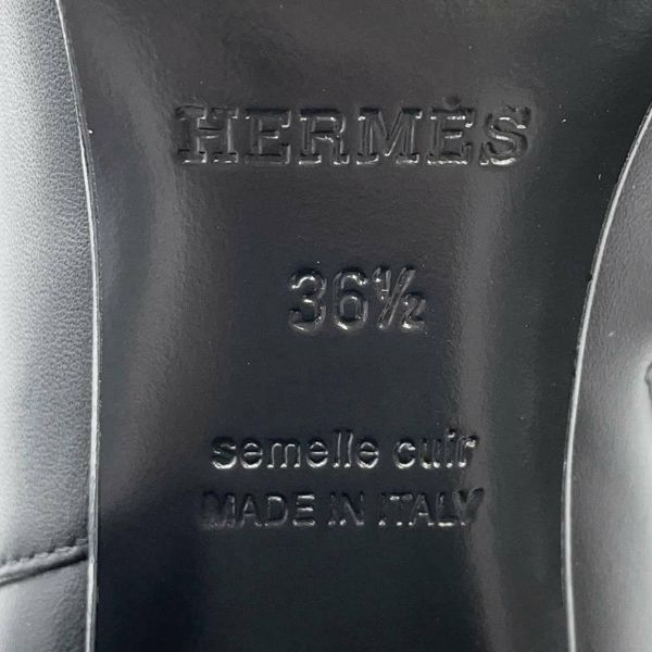 エルメス ブーツ サンジェルマン カーフレザー レディースサイズ36 1/2 HERMES 靴 黒