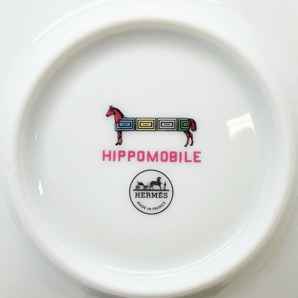 エルメス ティーカップ・ソーサー イポモビル HIPPOMOBILE 2客セット200ml HERMES 陶器