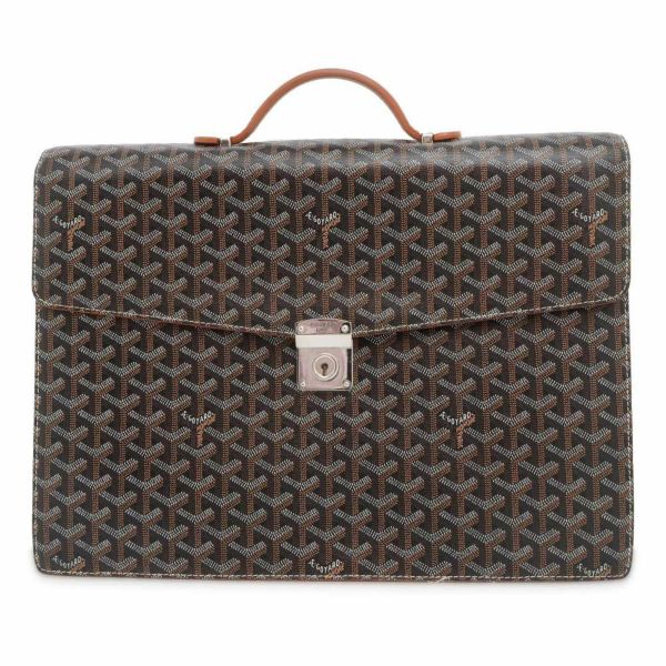 ゴヤール ハンドバッグ ブリーフケース PVC GOYARD バッグ 黒