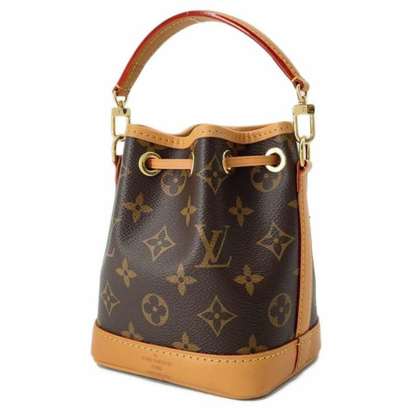 ルイヴィトン ハンドバッグ モノグラム ナノ・ノエ M81266 LOUIS VUITTON 2wayショルダーバッグ