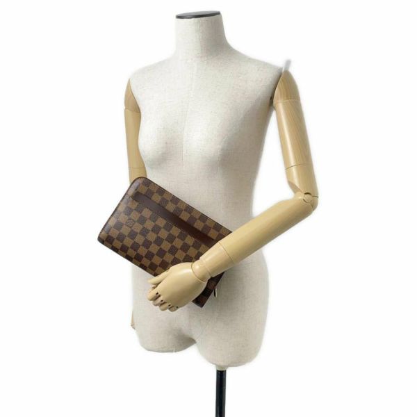 ルイヴィトン セカンドバッグ ダミエ・エベヌ サンルイ N51993 LOUIS VUITTON クラッチバッグ