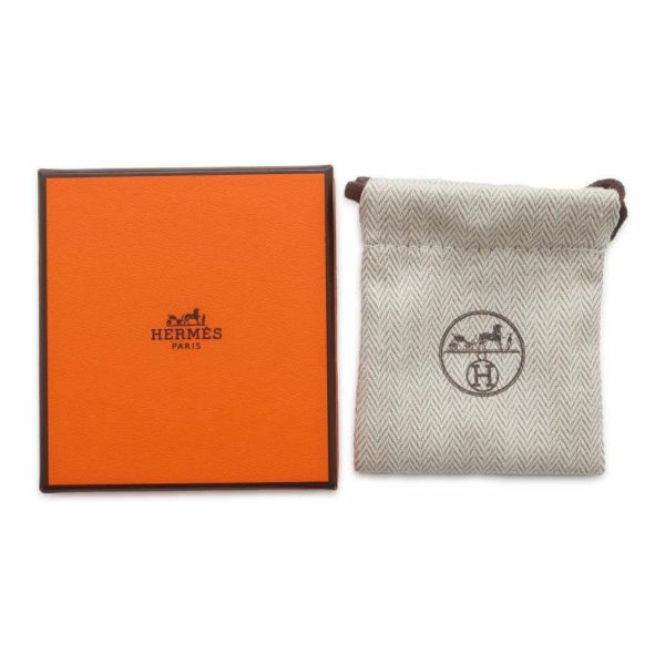 エルメス ピアス ミニ・ポップアッシュ ブラック/ピンクゴールド金具 Hモチーフ HERMES Pop H ポップH 黒