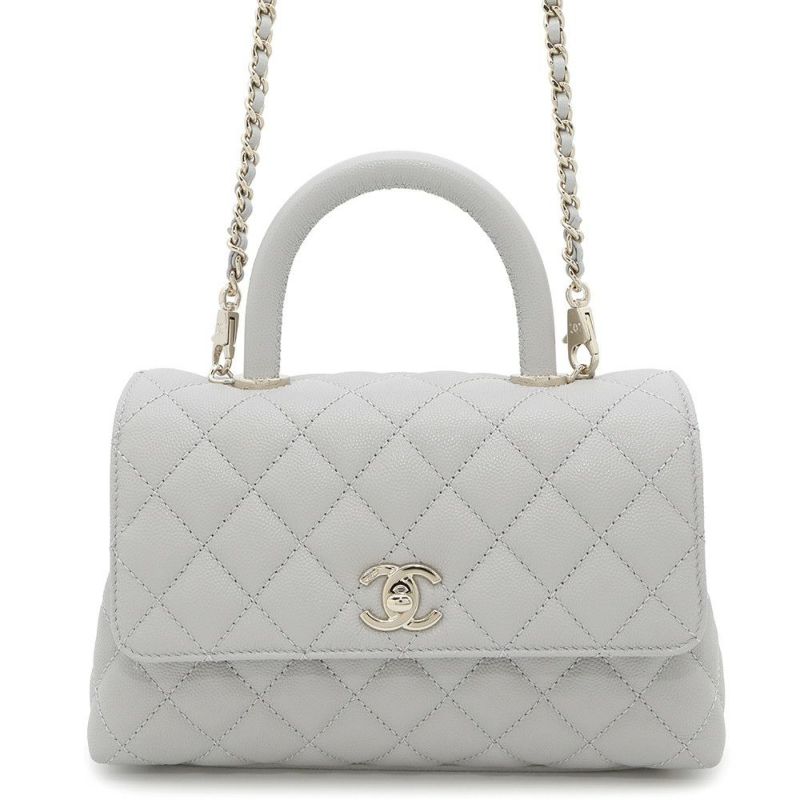 シャネル ハンドバッグ マトラッセ ココマーク ココハンドル キャビアスキン A92990 CHANEL 2wayショルダーバッグ