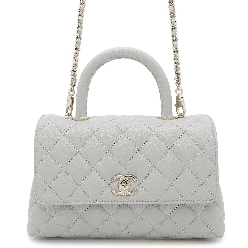 シャネル ハンドバッグ マトラッセ ココマーク ココハンドル キャビアスキン A92990 CHANEL 2wayショルダーバッグ