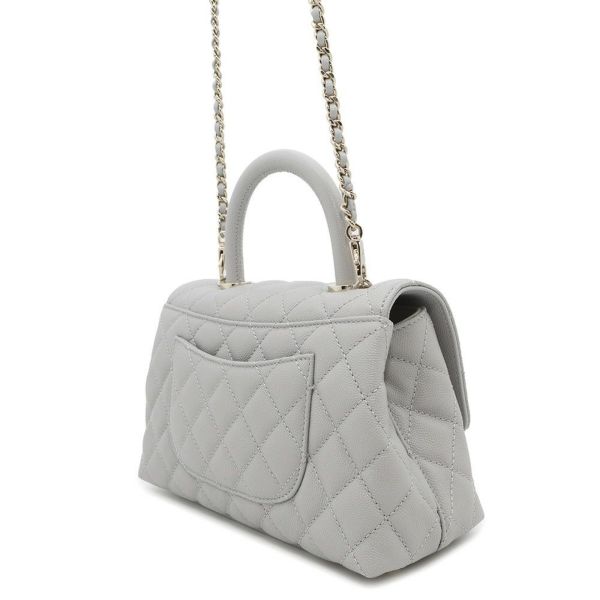 シャネル ハンドバッグ マトラッセ ココマーク ココハンドル キャビアスキン A92990 CHANEL 2wayショルダーバッグ