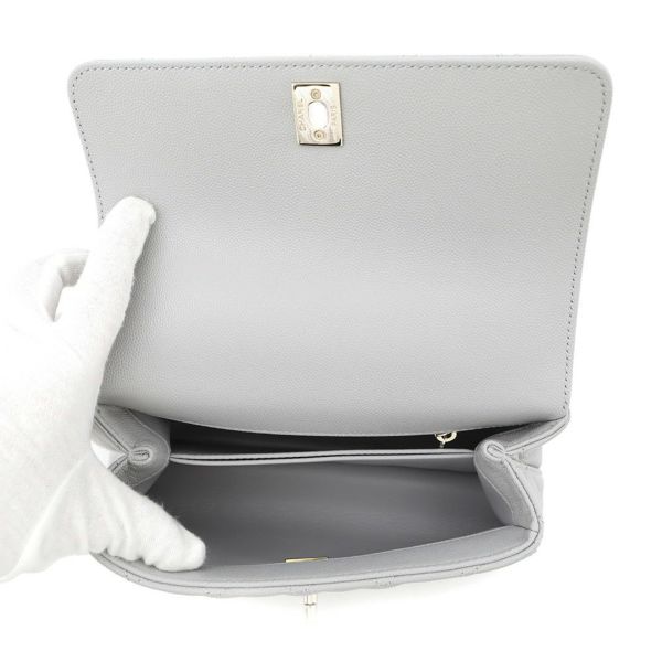 シャネル ハンドバッグ マトラッセ ココマーク ココハンドル キャビアスキン A92990 CHANEL 2wayショルダーバッグ