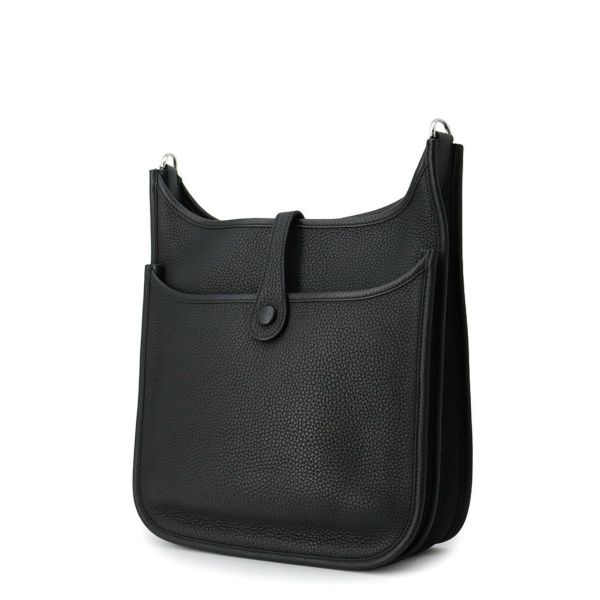 エルメス ショルダーバッグ エブリン3 PM ブラック/シルバー金具 トリヨンクレマンス U刻印 黒