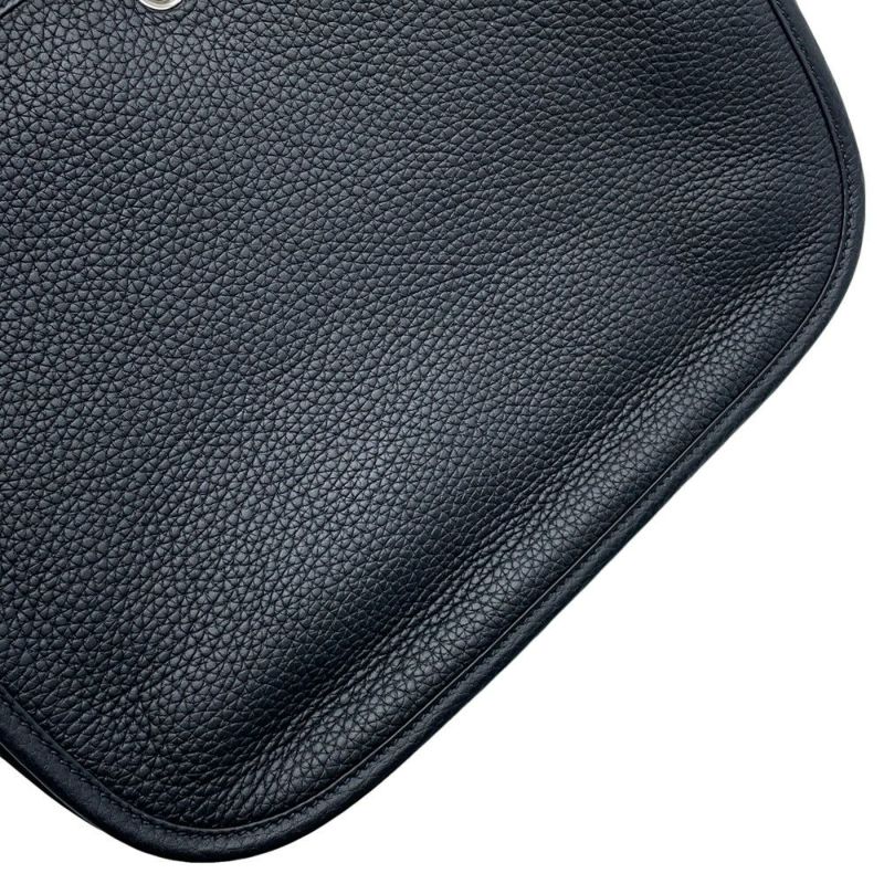 エルメス ショルダーバッグ エブリン3 PM ブラック/シルバー金具 トリヨンクレマンス U刻印 黒