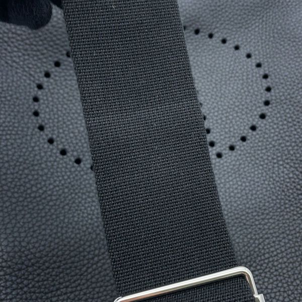 エルメス ショルダーバッグ エブリン3 PM ブラック/シルバー金具 トリヨンクレマンス U刻印 黒