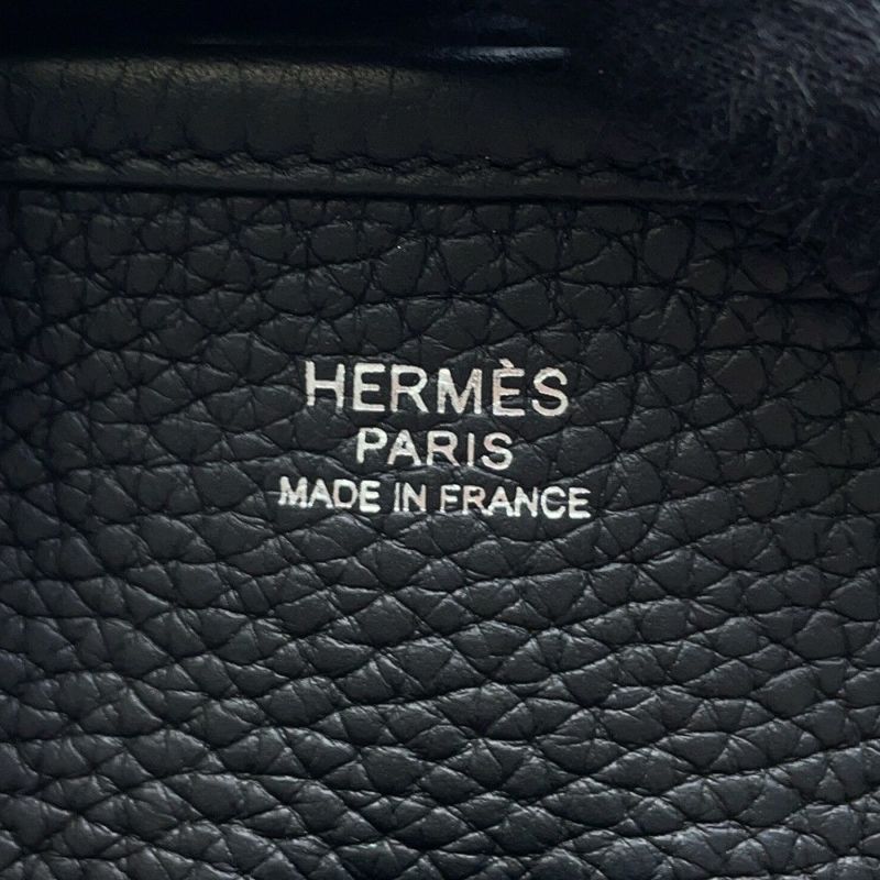 エルメス ショルダーバッグ エブリン3 PM ブラック/シルバー金具 トリヨンクレマンス U刻印 黒