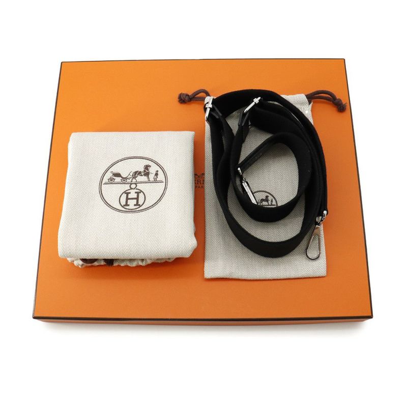 エルメス ショルダーバッグ エブリン3 PM ブラック/シルバー金具 トリヨンクレマンス U刻印 黒