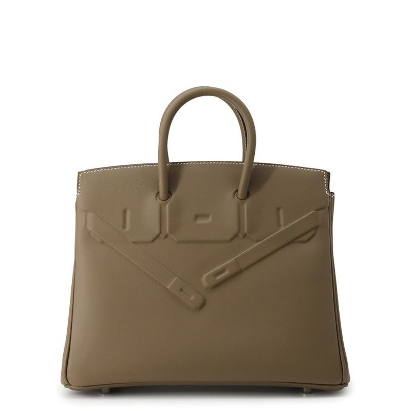 エルメス バーキン25 シャドウ エトゥープ/シルバー金具 スイフト W刻印 HERMES Birkin ハンドバッグ