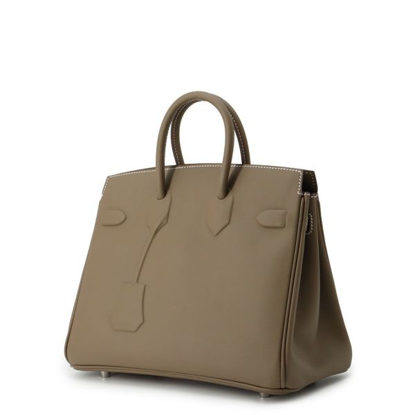 エルメス バーキン25 シャドウ エトゥープ/シルバー金具 スイフト W刻印 HERMES Birkin ハンドバッグ